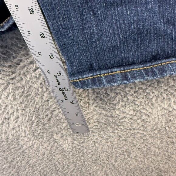 Ariat Jeans Women's 32 Blue Denim Dark Wash Real Southwestern Bootcut Flared - Picture 4 of 12